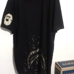 Black silk feel shirt
